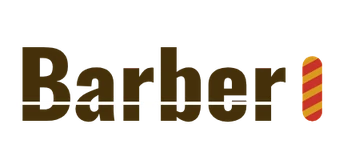 AI-designed sample logo: Barber
