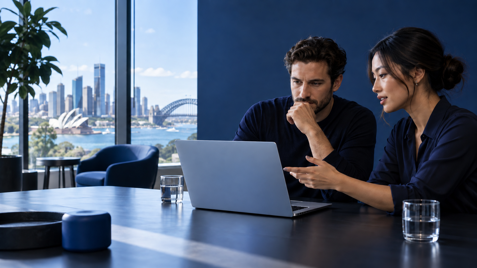 Business owner and strategist evaluating a conversational advertising test